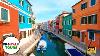 Burano Venice Walking Tour 4k 60fps