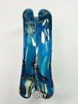 C1950s Alfredo Barbini For Gino Cenedese Murano Italy Glass Block Fish Aquarium