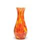 Ca D Oro Glass Vase Orange/Yellow Confetti Effect Hand Blown Murano-Style Art