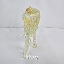 Campanella Murano Hand Blown Glass Saint Mark Winged Lion Figurine Gold Venitian