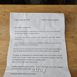 Custom Murano Zanetti stamp