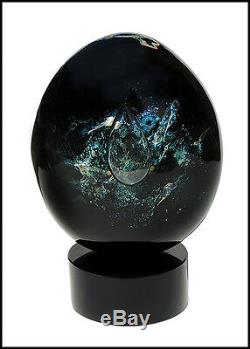 DINO ROSIN Original Hand Blown Murano Glass Sculpture Signed Artwork Planet SBO