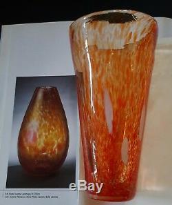 Dino Martens for Aureliano Toso Orange A mace Vase PUBLISHED