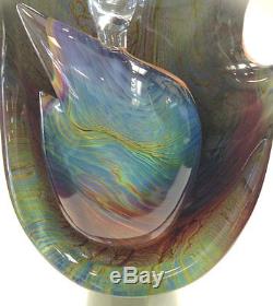 Dino Rosin Maternita Italian Murano Hand Blown Glass, Gorgeous Colors