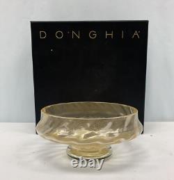 Donghia Murano Hand Blown Glass bowl with24k Gold Dust/sands of Venice Circ07 RARE