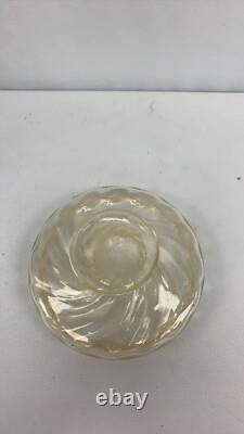 Donghia Murano Hand Blown Glass bowl with24k Gold Dust/sands of Venice Circ07 RARE