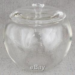 Elsa Peretti Tiffany & Co Murano Glass New York Apple Ice Bucket Jar Canister