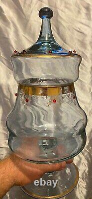 Empoli Neodymium Alexandrite CHANGES COLOR Apothecary Jar FREESHIP glass murano