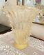 Ercole Barovier Repro Murano Glass 12 Vase Ventaglio Bullicante Gold Leaf