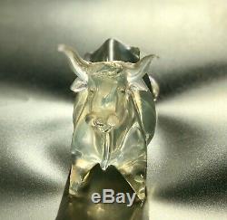 Ermanno Nason Murano Italy Iridescent Cow 1965 Vetreria Gino Cenedese Mucca