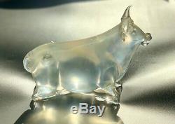 Ermanno Nason Murano Italy Iridescent Cow 1965 Vetreria Gino Cenedese Mucca