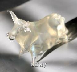 Ermanno Nason Murano Italy Iridescent Cow 1965 Vetreria Gino Cenedese Mucca