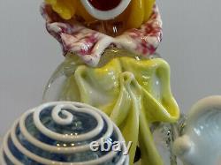 Estevan Rossetto Murano blown art glass vintage large sculpture Clown signed