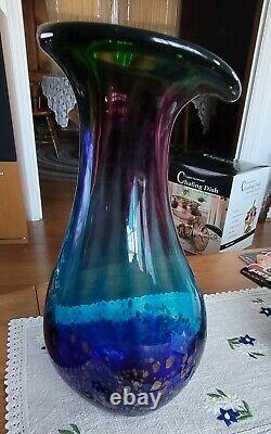 Exceptional MID Century Modern, Murano Italy, 15 Hand Blown Art Glass Vase