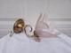 F. FABBIAN Frosted Hand-Blown Pink Glass Murano Made in Italy Wall Sconces