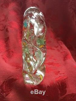 FLAWLESS Stunning MURANO CENEDESE Glass 6 FISH ART SEAWEED AQUARIUM Sculpture