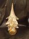 FLAWLESS Stunning MURANO Italy Art Glass Clear Gold Crystal CHRISTMAS TREE