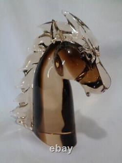 Fabulous Large Murano Venetian Art Glass Wild Mustang Horse