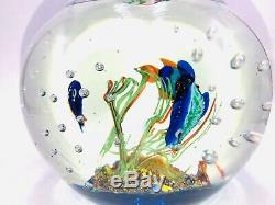 Fantastic Murano Aquarium Art Glass Fish Bowl Detail A++ Priced Quick Sale L@@k