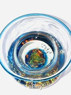 Fantastic Murano Aquarium Art Glass Fish Bowl Detail A++ Priced Quick Sale L@@k