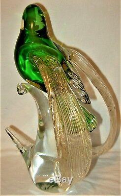 Fantastic Rare Murano Glass Bird Emperor of Germany Designer Maestro Francesco