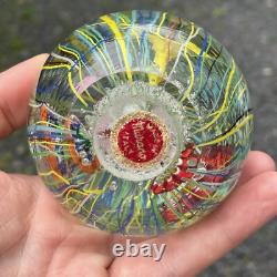 Ferro & Lazzarini Murano Italian Art Glass Hand Blown Paperweight Vintage