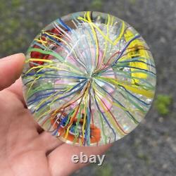 Ferro & Lazzarini Murano Italian Art Glass Hand Blown Paperweight Vintage