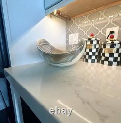 Ferro Murano 21 Iridescent Hand Blown Art Glass Centerpiece Iridescent Swirl