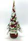Formia Italian Vintage Red Green Murano Glass Christmas Tree Sculpture 10 Tall