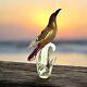 Formia Vetri Di Murano Hand Blown Glass Bird Infused With 24 kt Gold Flecks MCM