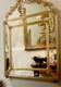 Fratelli Tosi Murano Glass Venetian Mirror Gold Leaf Hand Etched Italy