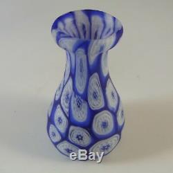 Fratelli Toso Millefiori Canes Murano Glass Vase #3