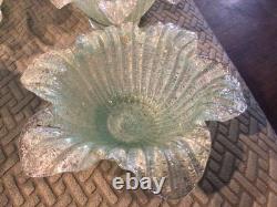 Fratelli Toso Murano 1960's Desert Bowls (4) Hand Blown Glass