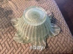 Fratelli Toso Murano 1960's Desert Bowls (4) Hand Blown Glass