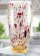 Gambaro & Poggi Murano Italy Hand Blown Glass Vase Gold 13 NWT Authentic Signed