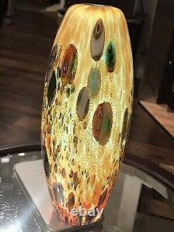 Genuine Hand Blown Lavai Art Glass LampSconce MuranoVeniceAbsolutely Stunning
