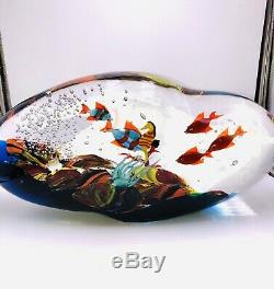 Gigantic / Huge Murano Aquarium Art Glass Sculpture Aquarium Artistry A++ Pric