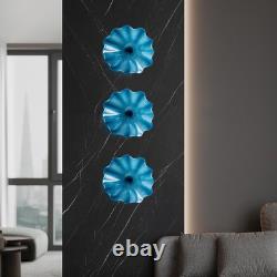 Hand Blown Art Glass Wall Decor Plate, Modern Murano Glass Plate Wall Art, 12