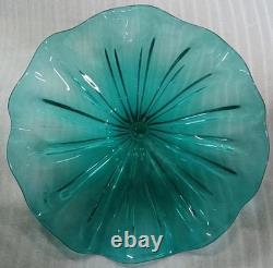 Hand Blown Art Glass Wall Decor, Unique Murano Glass Wall Plates, Wall Mount