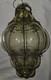 Hand Blown Caged Glass Lantern Ceiling Light Vintage Italy Read Murano
