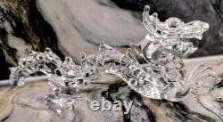 Hand Blown Glass Dragon Figurine Crystal Murano Styled Art Glass 5 Italian