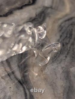 Hand Blown Glass Dragon Figurine Crystal Murano Styled Art Glass 5 Italian