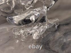 Hand Blown Glass Dragon Figurine Crystal Murano Styled Art Glass 5 Italian