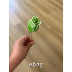 Hand Blown Glass Flowers Floral Bouquet Art Glass Decor Murano Inspired