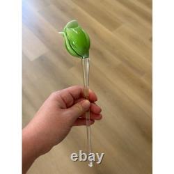 Hand Blown Glass Flowers Floral Bouquet Art Glass Decor Murano Inspired