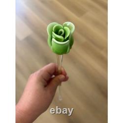 Hand Blown Glass Flowers Floral Bouquet Art Glass Decor Murano Inspired