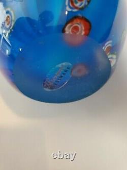 Hand Blown Glass Murano Art Style Swirl Sculpture