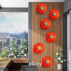 Hand Blown Glass Wall Plates Decor, Dia 12 Inch Murano Blown Glass Wall Art P