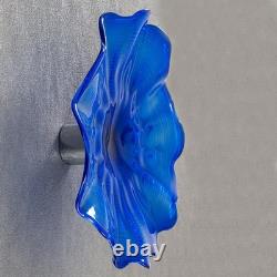 Hand Blown Glass Wall Plates Decor, Modern Unique Glass Wall Art, Murano Blow Hand Blown Glass Wall Plates Decor, Modern Unique Glass Wall Art, Murano Blow