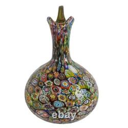 Hand-Blown Millefiori Art Glass Pitcher Attributed to Fratelli Toso